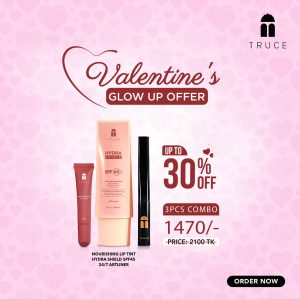 Valentine's Glow-Up Offer - (Combo-2) (Eyeliner+Lip Tint+Sunscreen)